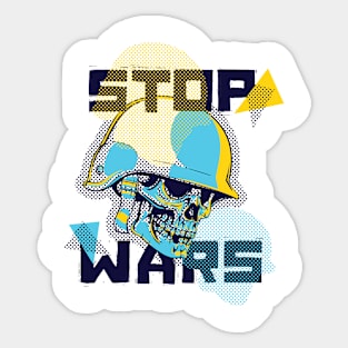 Stop wars veteran Sticker